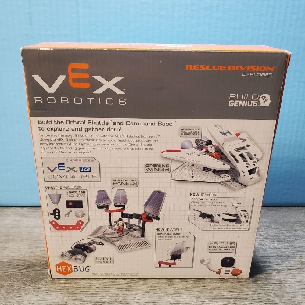 HEXBUG VEX Robotics Rescue Division Explorer STEM Kit 140+ pcs Ages‎ 6-12 New - Picture 2 of 10